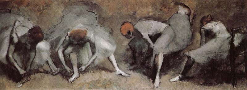 Before the performance, Edgar Degas